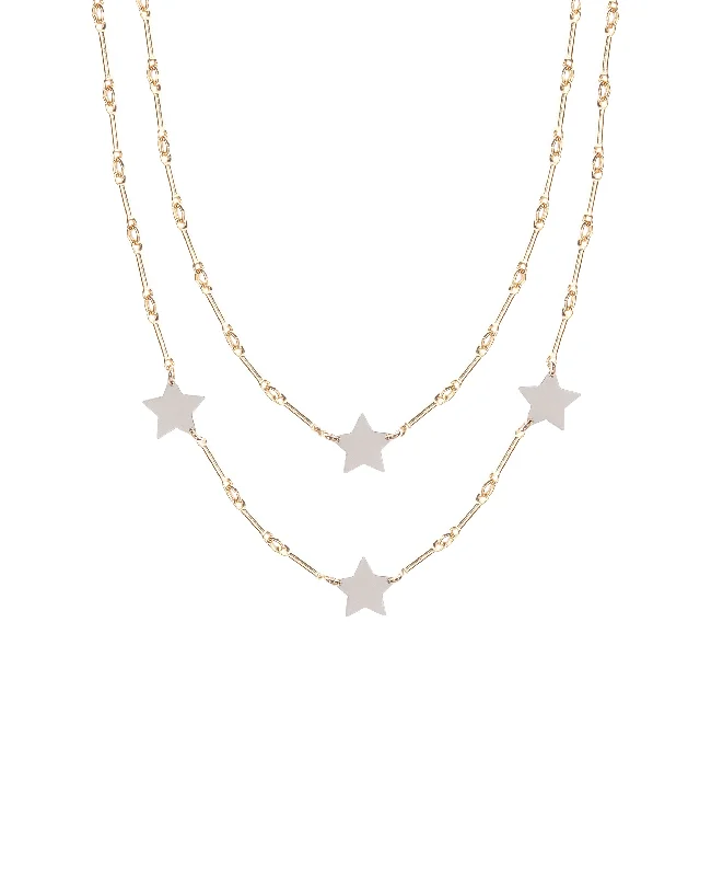 Ladies necklaces stainless steel options-Dalia Star Necklace