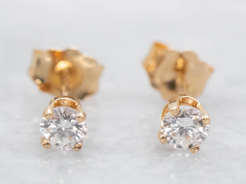 Ladies earrings online shopping deals-Diamond Stud Earrings