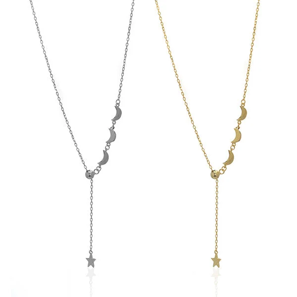 Ladies necklaces trendy fashion picks-Twilight Y Necklace