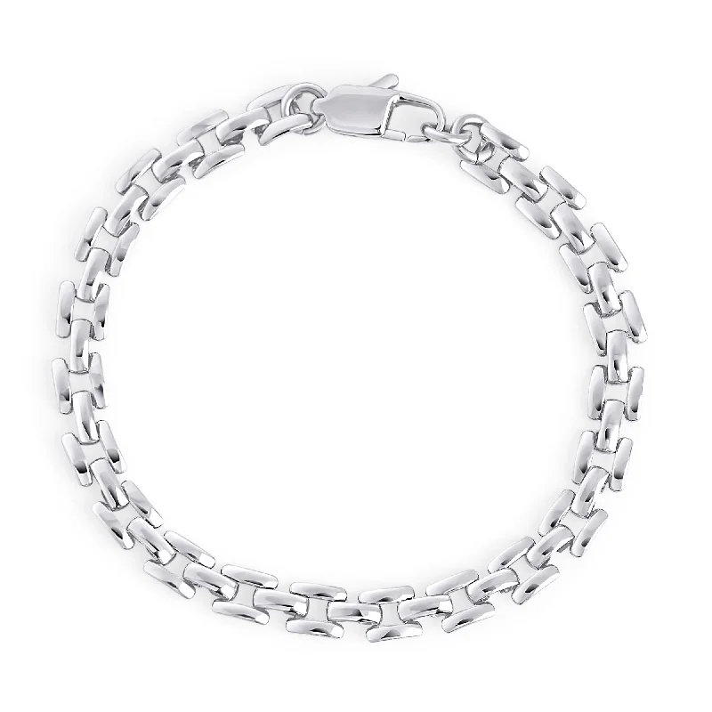 Ladies bracelets mixed metal finishes-Silvia II Bracelet