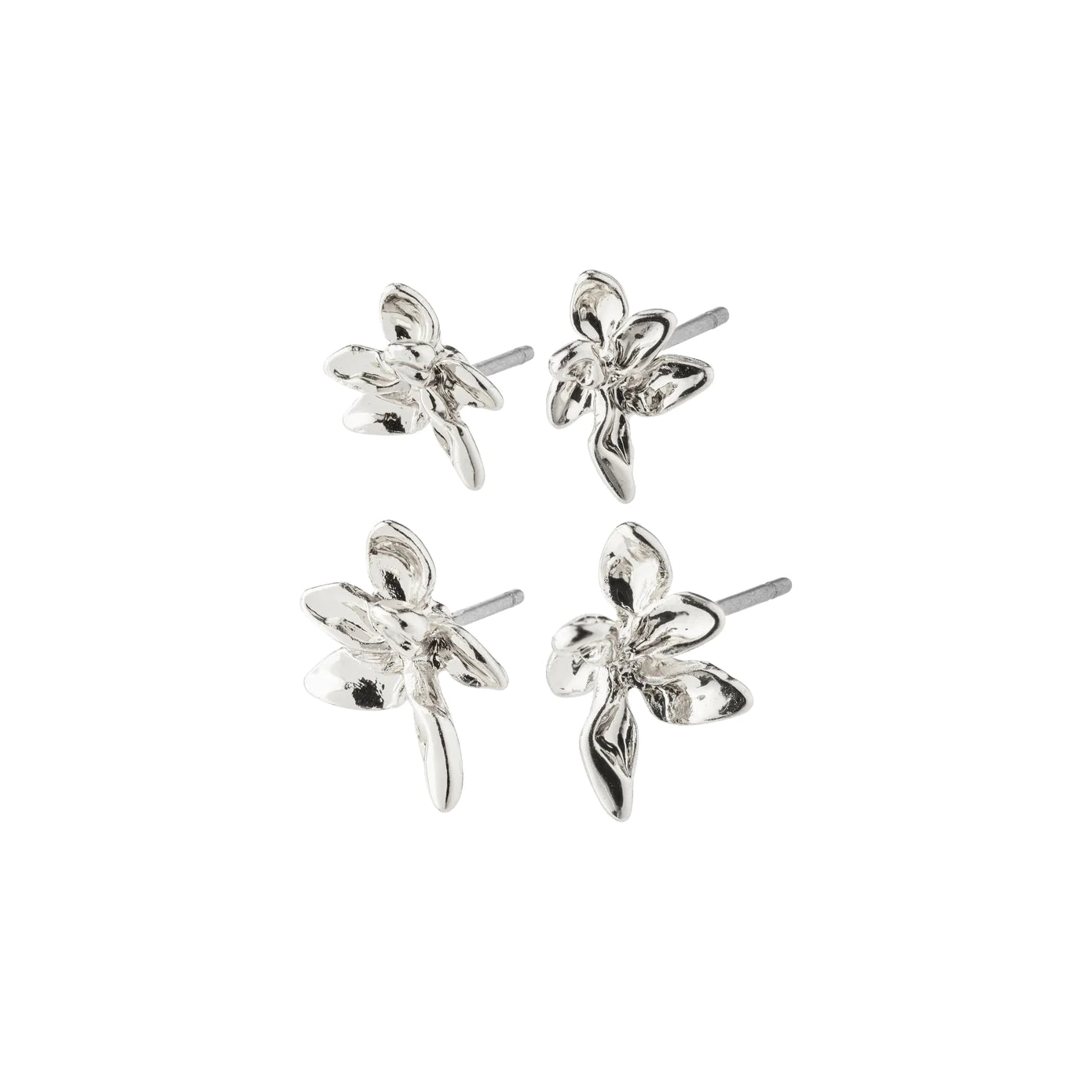 Ladies earrings natural stone designs-Riko Silver Plated Earring Set