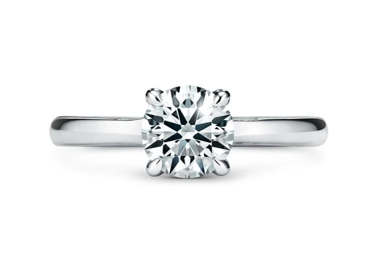 Ladies engagement rings boho vibes-Hearts On Fire Vela 1.03 ct. G-VS2 Diamond Engagement Ring in Platinum