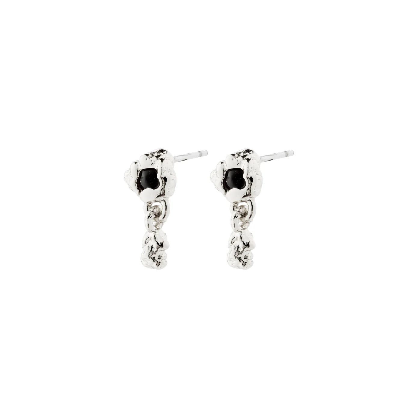 Ladies earrings wedding accessory pieces-Ryper Silver Plated Earrings