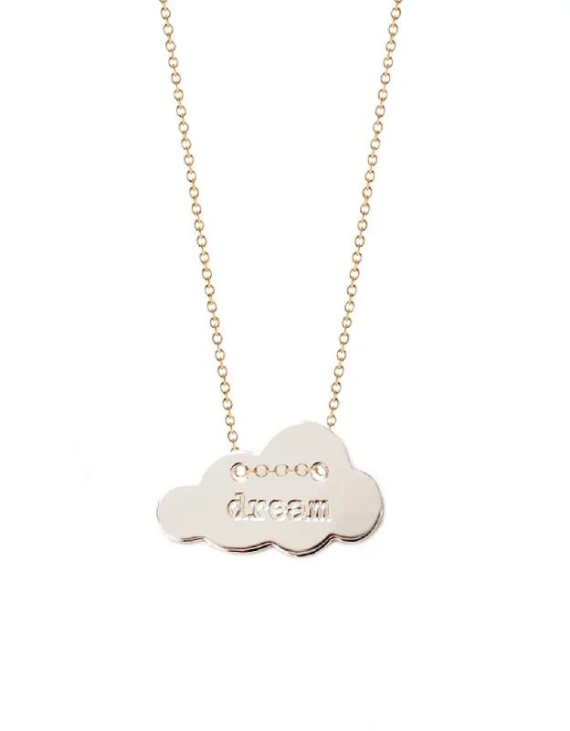 Ladies necklaces animal-inspired themes-Day Dream Cloud Necklace