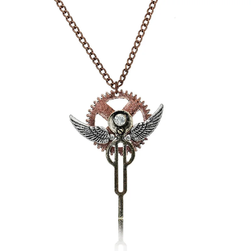 Ladies necklaces subtle beauty designs-SEXY SPARKLES steam punk necklaces for women