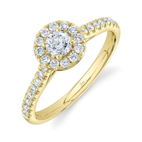 Ladies engagement rings dream designs-0.30CT-CTR(ROUND) 0.32CT-SIDE DIAMOND ENGAGEMENT RING