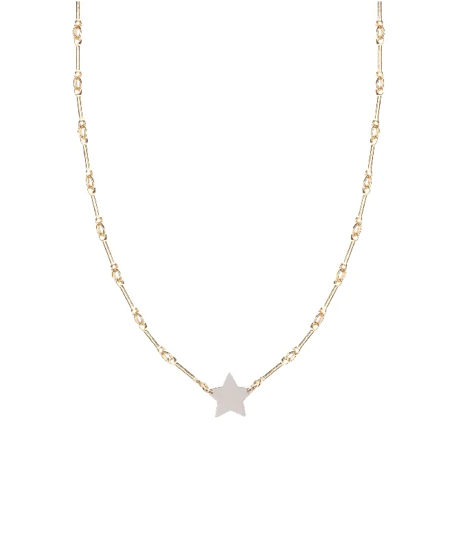 Ladies necklaces wedding accessory pieces-Dalia Star Necklace